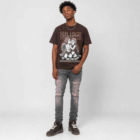 Fireside 3s DopeSkill T-Shirt Real Lover Graphic