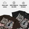 Fireside 3s DopeSkill T-Shirt Real Ones Move In Silence Graphic