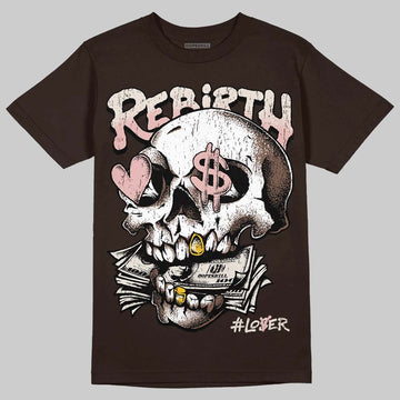 Jordan 3 "Fireside" DopeSkill T-Shirt Rebirth Graphic Streetwear - Dark Chocolate