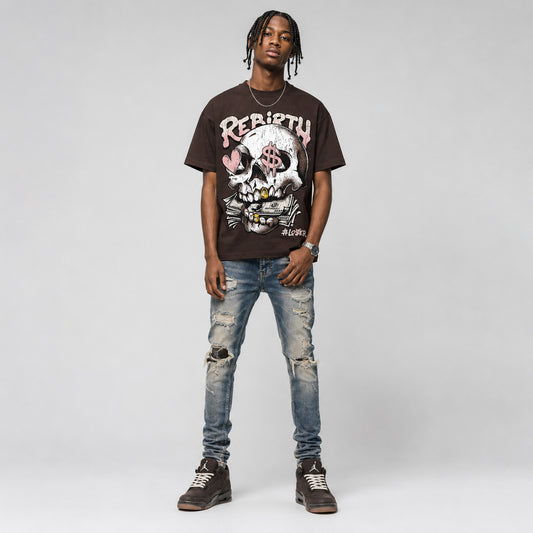 Fireside 3s DopeSkill T-Shirt Rebirth Graphic