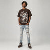 Fireside 3s DopeSkill T-Shirt Smile Through The Pain Graphic