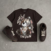 Fireside 3s DopeSkill T-Shirt Smile Through The Pain Graphic