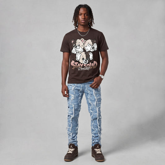 Fireside 3s DopeSkill T-Shirt Stay Solid Graphic