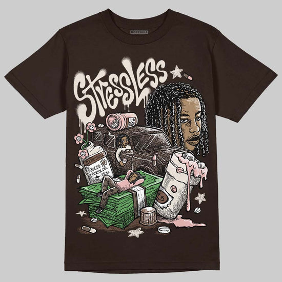 Jordan 3 "Fireside" DopeSkill T-Shirt Stressless Graphic Streetwear - Dark Chocolate