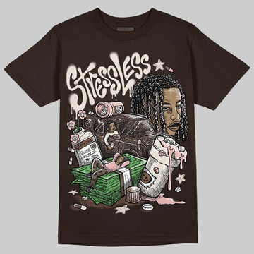 Jordan 3 "Fireside" DopeSkill T-Shirt Stressless Graphic Streetwear - Dark Chocolate