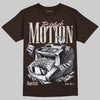 Jordan 3 "Fireside" DopeSkill T-Shirt Too Much Motion Graphic Streetwear - Dark Chocolate