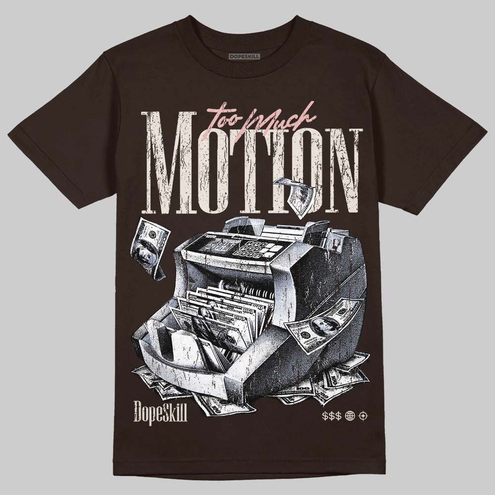 Jordan 3 "Fireside" DopeSkill T-Shirt Too Much Motion Graphic Streetwear - Dark Chocolate