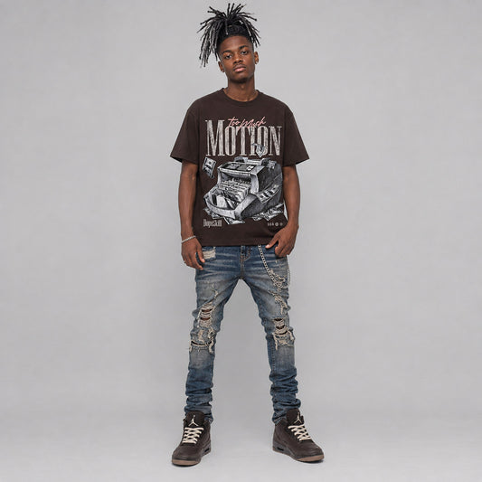 Fireside 3s DopeSkill T-Shirt Too Much Motion Graphic