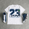 Flint 13s DopeSkill T-Shirt 23 with 13s Pattern Graphic