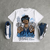 Flint 13s DopeSkill T-Shirt All Hustle No Luck Graphic