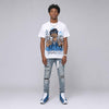Flint 13s DopeSkill T-Shirt All Hustle No Luck Graphic