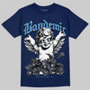 Jordan 13 Flint DopeSkill T-Shirt Bandemic Graphic Streetwear - Navy