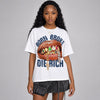 Flint 13s DopeSkill T-Shirt Born Broke Die Rich Graphic