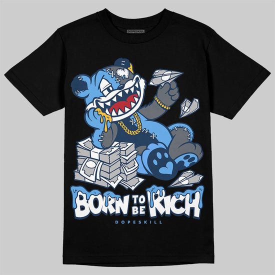Jordan 13 Flint DopeSkill T-Shirt Born To Be Rich Graphic Streetwear - Black