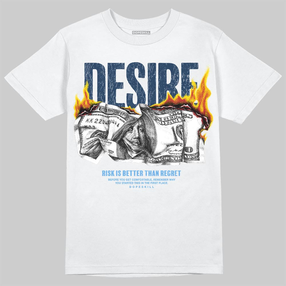 Jordan 13 Flint DopeSkill T-Shirt Desire Graphic Streetwear - White