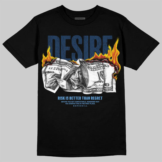 Jordan 13 Flint DopeSkill T-Shirt Desire Graphic Streetwear - Black