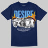 Jordan 13 Flint DopeSkill T-Shirt Desire Graphic Streetwear - Navy