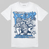 Jordan 13 Flint DopeSkill T-Shirt Distorted Realms Graphic Streetwear - White