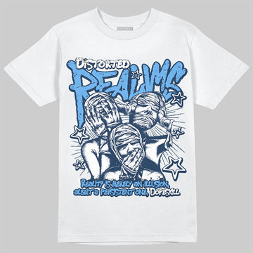 Jordan 13 Flint DopeSkill T-Shirt Distorted Realms Graphic Streetwear - White