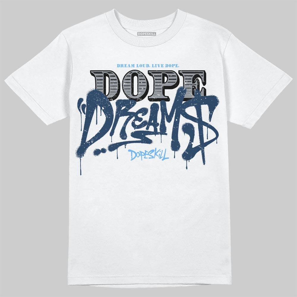 Jordan 13 Flint DopeSkill T-Shirt Dope Dreams Graphic Streetwear - White