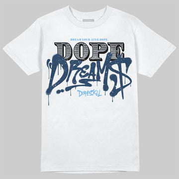 Jordan 13 Flint DopeSkill T-Shirt Dope Dreams Graphic Streetwear - White