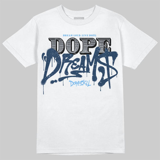 Jordan 13 Flint DopeSkill T-Shirt Dope Dreams Graphic Streetwear - White