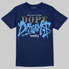 Jordan 13 Flint DopeSkill T-Shirt Dope Dreams Graphic Streetwear - navy