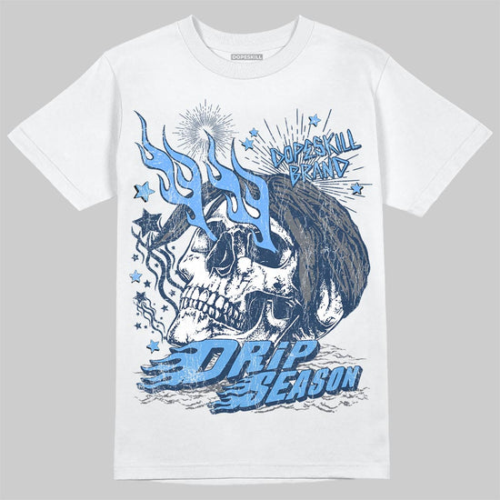 Jordan 13 Flint DopeSkill T-Shirt Drip Season Graphic Streetwear - White