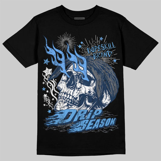 Jordan 13 Flint DopeSkill T-Shirt Drip Season Graphic Streetwear - Black