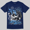 Jordan 13 Flint DopeSkill T-Shirt Drip Season Graphic Streetwear - navy