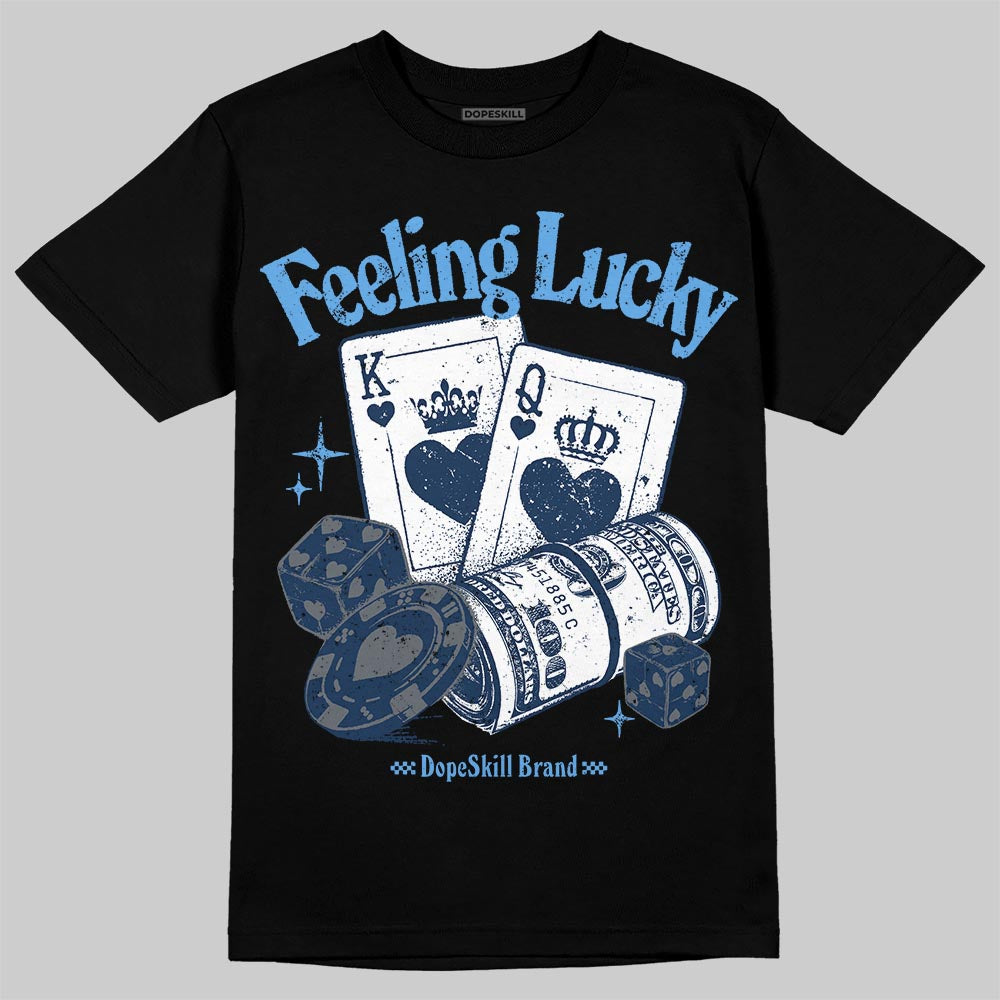 Jordan 13 Flint DopeSkill T-Shirt Feeling Lucky Graphic Streetwear - Black