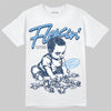 Jordan 13 Flint DopeSkill T-Shirt Flexin' Graphic Streetwear - White