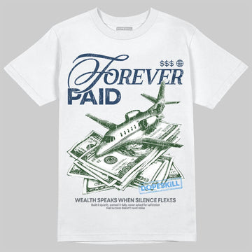 Jordan 13 Flint DopeSkill T-Shirt Forever Paid Graphic Streetwear - White