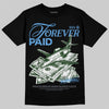 Jordan 13 Flint DopeSkill T-Shirt Forever Paid Graphic Streetwear - Black