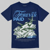 Jordan 13 Flint DopeSkill T-Shirt Forever Paid Graphic Streetwear - navy