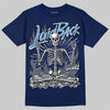 Jordan 13 Flint DopeSkill T-Shirt Laid Back Graphic Streetwear - Navy