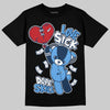 Jordan 13 Flint DopeSkill T-Shirt Love Sick Graphic Streetwear - Black