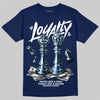 Jordan 13 Flint DopeSkill T-Shirt Loyalty Graphic Streetwear - navy