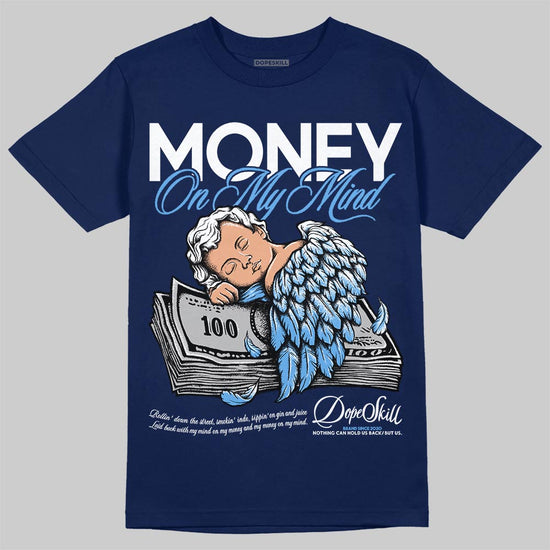 Jordan 13 Flint DopeSkill T-Shirt MOMM Graphic Streetwear - Navy