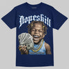 Jordan 13 Flint DopeSkill T-Shirt Money Loves Me Graphic Streetwear - Navy