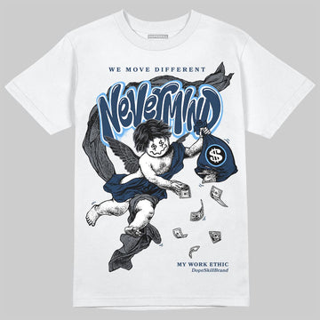 Jordan 13 Flint DopeSkill T-Shirt Nevermind Graphic Streetwear - White