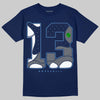 Jordan 13 Flint DopeSkill T-Shirt No.13 Graphic Streetwear - Navy