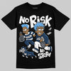 Jordan 13 Flint DopeSkill T-Shirt No Risk No Story Graphic Streetwear - Black