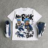 Flint 13s DopeSkill T-Shirt No Risk No Story Graphic