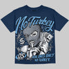 Jordan 13 Flint DopeSkill Oversize Print T-Shirt No Turkey Graphic Streetwear - Navy