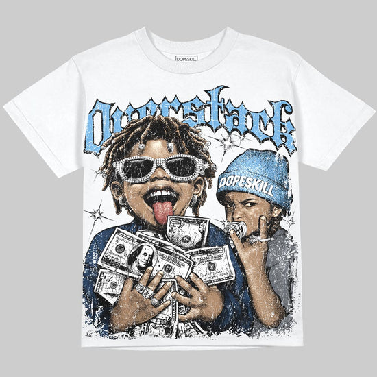 Jordan 13 Flint DopeSkill Oversize Print T-Shirt Overstack Graphic Streetwear - White