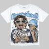 Jordan 13 Flint DopeSkill Oversize Print T-Shirt Overstack Graphic Streetwear - White