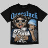 Jordan 13 Flint DopeSkill Oversize Print T-Shirt Overstack Graphic Streetwear - Black