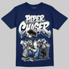 Jordan 13 Flint DopeSkill T-Shirt Paper Chaser Boy Graphic Streetwear - Navy