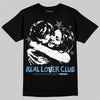 Jordan 13 Flint DopeSkill T-Shirt Real Lover Club Graphic Streetwear - Black